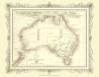 H Collins Map of Australia 1852 - H. Collins