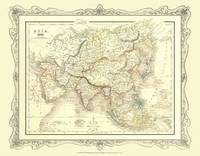 Map of Asia 1852