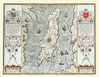 John Speed's Map of the Isle of Man 1611
