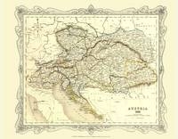 H Collins Map of Austria 1852