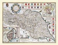 John Speed Map of the North and East Riding of Yorkshire 1611