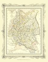 H Collins Map of Russia (including Poland) 1852
