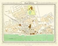 Map of Blackpool 1898 - John Bartholomew