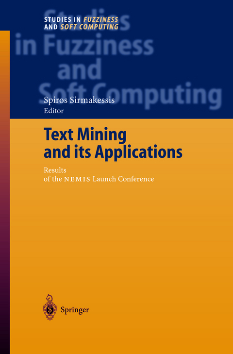 Text Mining and its Applications - 