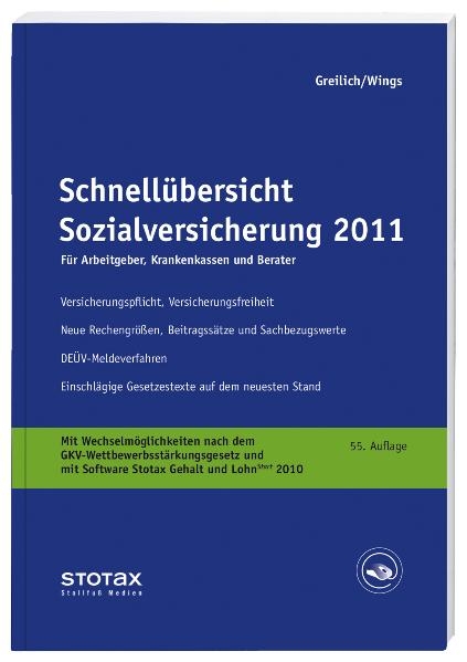 Schnell&uuml;bersicht Sozialversicherung 2011 - Werner Greilich, Hubert Wings