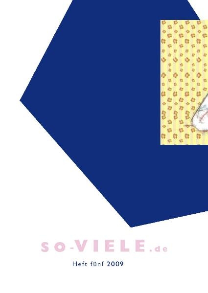 so viele Heft 5 - Hubert Kretschmer, Berengar Laurer, Jutta Laurer, Christine H&auml;user