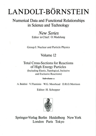 Total Cross-Sections for Reactions of High Energy Particles (Including Elastic, Topological, Inclusive and Exclusive Reactions) / Totale Wirkungsquerschnitte für Reaktionen hochenergetischer Teilchen (einschließlich elastischer,topologischer, inklusiver u