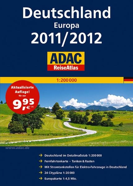 ADAC ReiseAtlas Deutschland, Europa 2011/2012