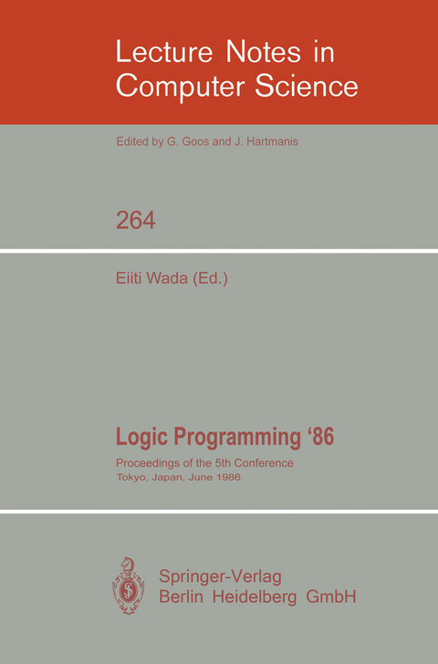 Logic Programming '86 - 