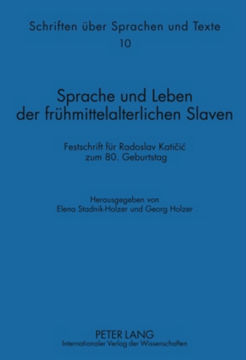 Sprache und Leben der fruehmittelalterlichen Slaven - 