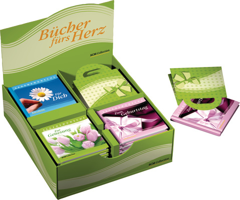 Display B&uuml;cher f&uuml;rs Herz: Segensw&uuml;nsche