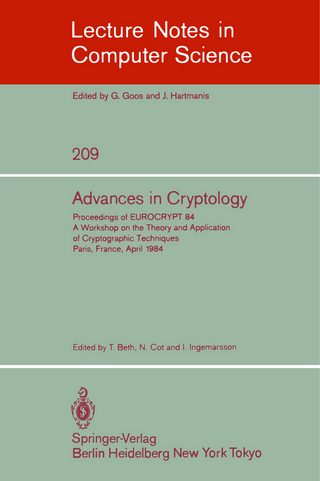 Advances in Cryptology