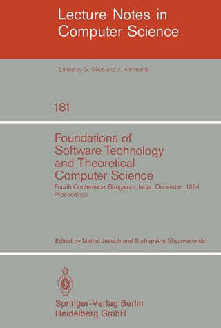 Foundations of Software Technology and Theoretical Computer Science