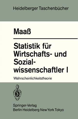 Statistik für Wirtschafts- und Sozialwissenschaftler I
