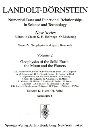 Geophysics of the Solid Earth, the Moon and the Planets