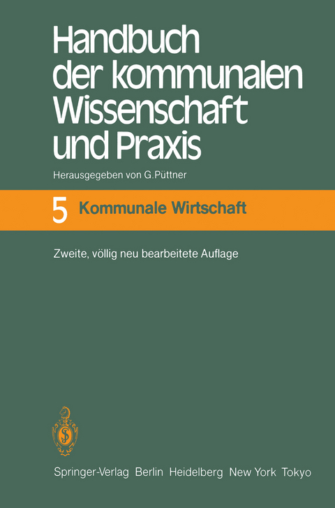 Handbuch der kommunalen Wissenschaft und Praxis - 