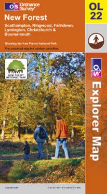 New Forest, Southampton, Ringwood, Ferndown, Lymington, Christchurch and Bournemouth -  Ordnance Survey