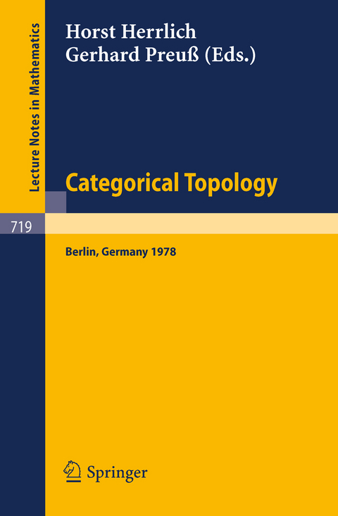Categorical Topology - 