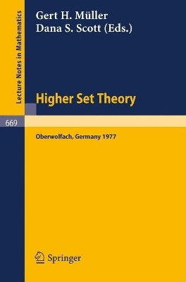 Higher Set Theory - 