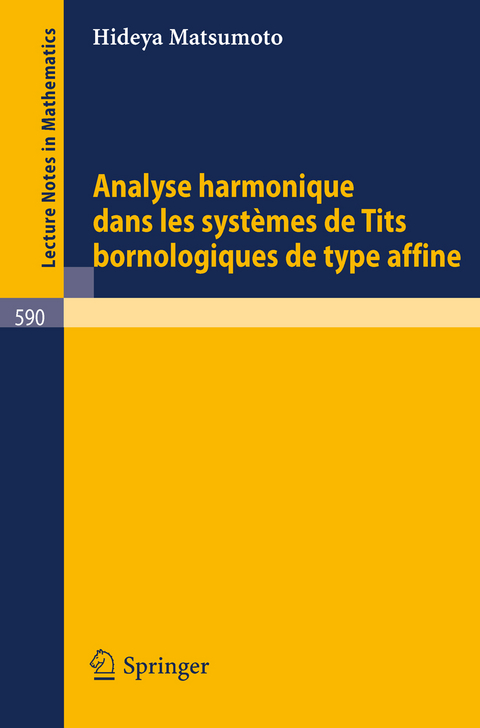 Analyse Harmonique dans les Systemes de Tits Bornologique de Type Affine - H. Matsumoto