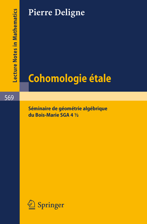 Cohomologie Etale - Pierre Deligne