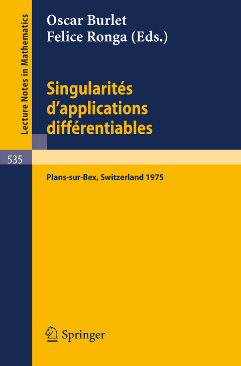 Singularites d'Applications Differentiables - 