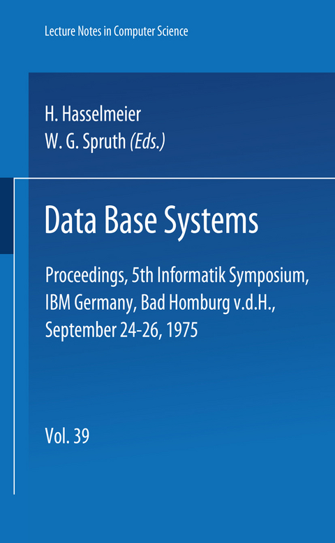 Data Base Systems - 