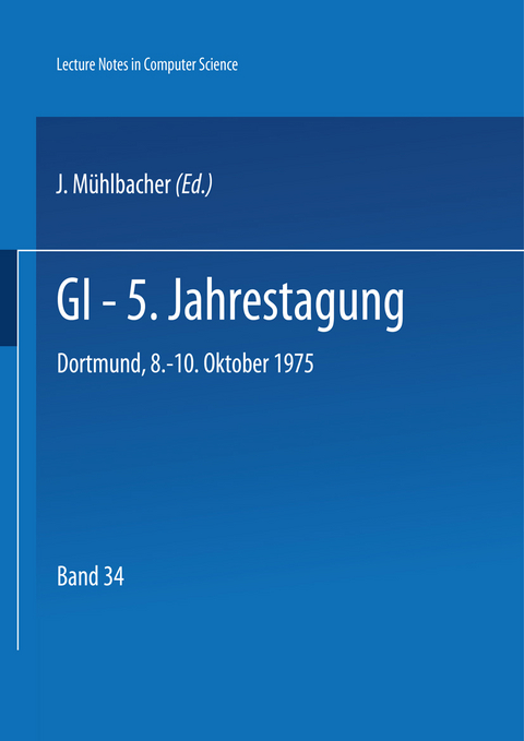 GI - 5. Jahrestagung - 