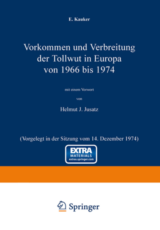Vorkommen und Verbreitung der Tollwut in Europa von 1966 bis 1974