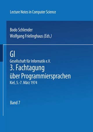 GI - 3. Fachtagung über Programmiersprachen