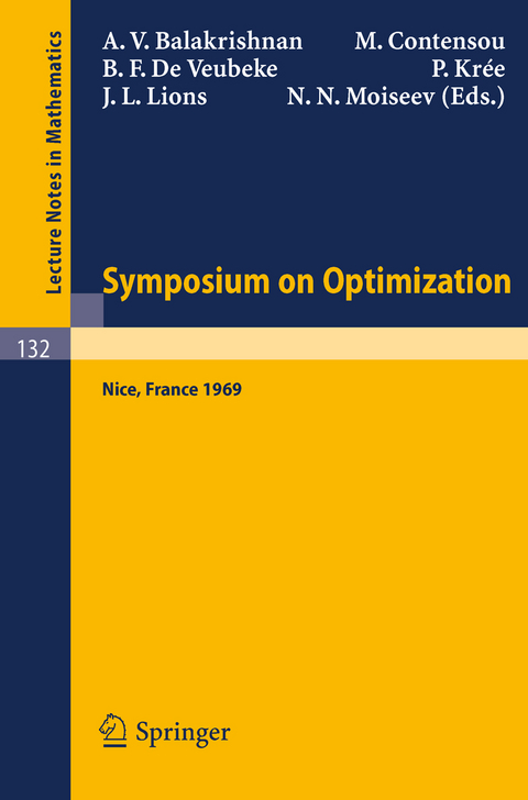 Symposium on Optimization - 