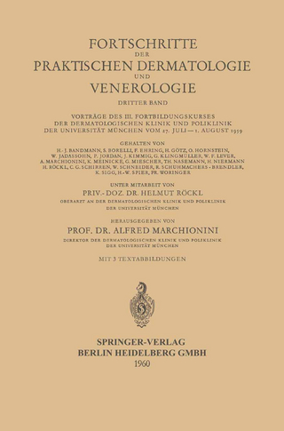 Vorträge des III. Fortbildungskurses der Dermatologischen Klinik und Poliklinik der Universität München vom 27. Juli – 1. August 1959