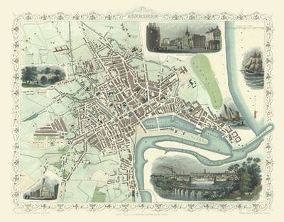 John Tallis Map of Aberdeen 1851 - John Tallis