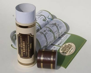 The Great Western Railway Map 1924 (Scrolled)