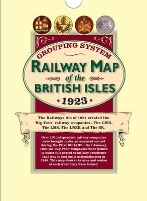 Railway Grouping System Map of the British Isles 1923 (Folded in a Wallet)