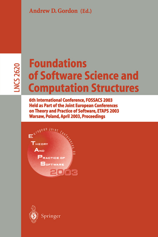 Foundations of Software Science and Computational Structures