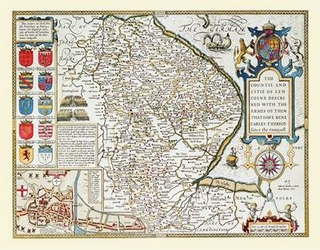 John Speed's Map of Lincolnshire 1611