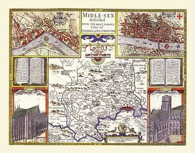 John Speed's Map of Middlesex 1611 - John Speed