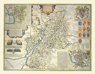 John Speed Map of Gloucestershire 1611