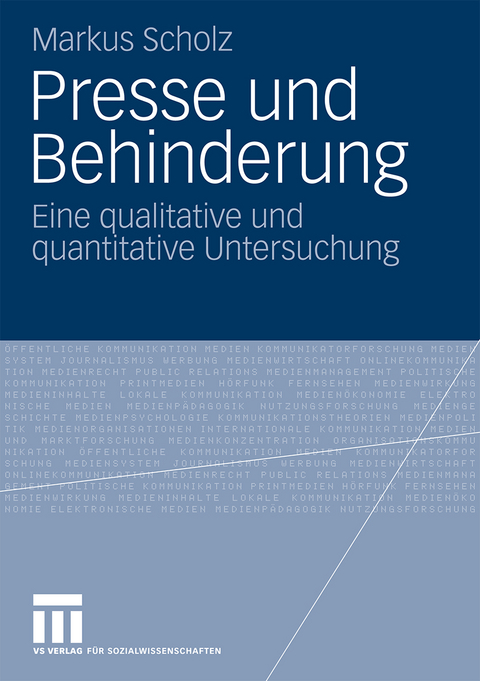 Presse und Behinderung - Markus Scholz