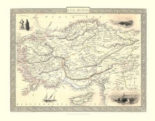 John Tallis Map of Asia Minor 1851