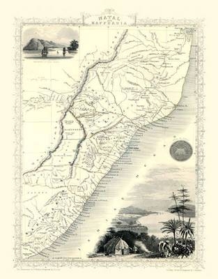 John Tallis Map of Natal 1851