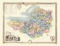 Thomas Moules Map of Somersetshire 1837