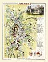Cole and Roper Map of Cambridge 1804