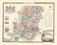 Thomas Moule S Map of Hampshire 1837 - Thomas Moule