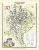 Cole and Roper Map of Norwich 1807