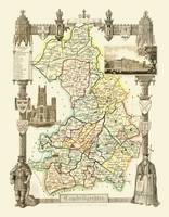 Thomas Moules Map of Cambridgeshire 1837 - Thomas Moule