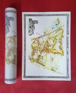 Railway Map of England and Wales 1852 - Old Map Supplied Rolled in a Clear Two Part Presentation Tube - Print Size 45cm x 32cm