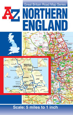 Northern England Road Map -  Geographers' A-Z Map Company