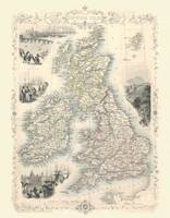 John Tallis Map of Great Britain 1851 - John Tallis